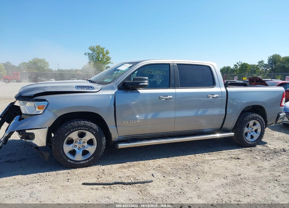 2019 RAM 1500 BIG HORN/LONE STAR 4X4 5'7 BOX VIN: 1C6SRFFT4KN623654