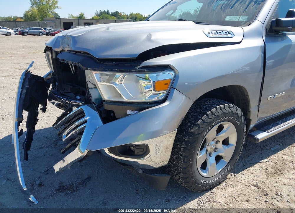 2019 RAM 1500 BIG HORN/LONE STAR 4X4 5'7 BOX VIN: 1C6SRFFT4KN623654
