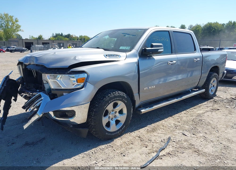 2019 RAM 1500 BIG HORN/LONE STAR 4X4 5'7 BOX VIN: 1C6SRFFT4KN623654