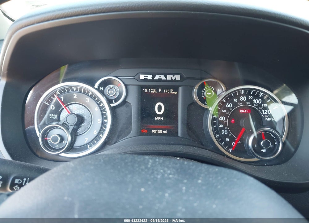 2019 RAM 1500 BIG HORN/LONE STAR 4X4 5'7 BOX VIN: 1C6SRFFT4KN623654