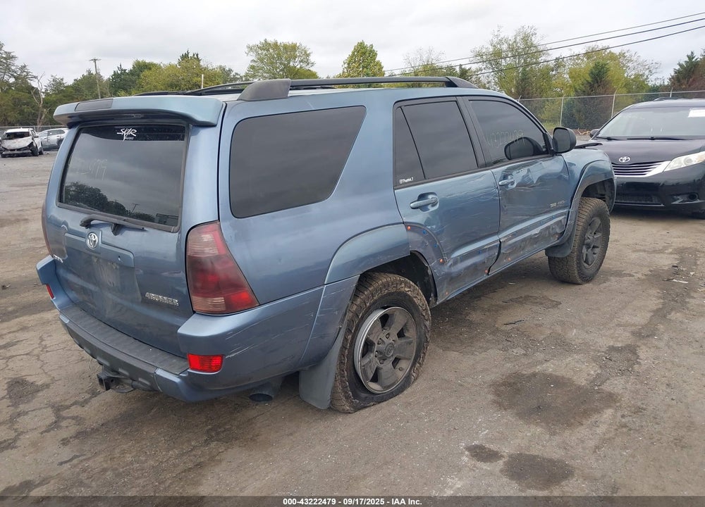 2004 TOYOTA 4RUNNER SR5 V8 VIN: JTEBT14R940044708
