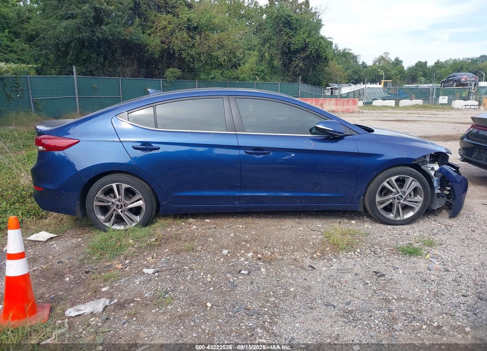 2018 HYUNDAI ELANTRA LIMITED VIN: 5NPD84LF7JH354927