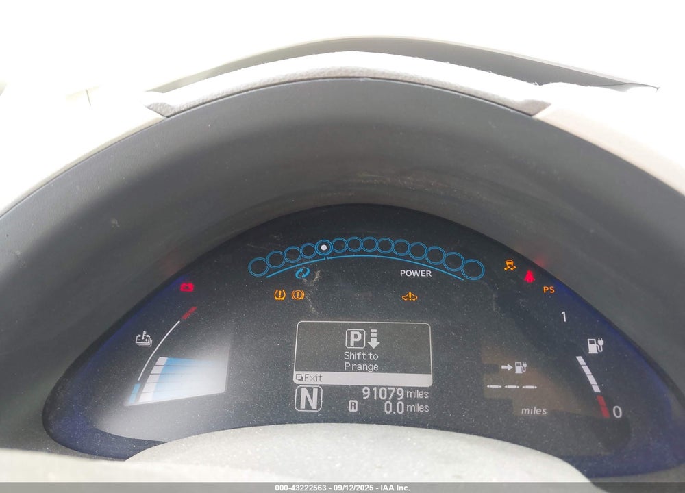 2012 NISSAN LEAF VIN: JN1AZ0CP1CT020461