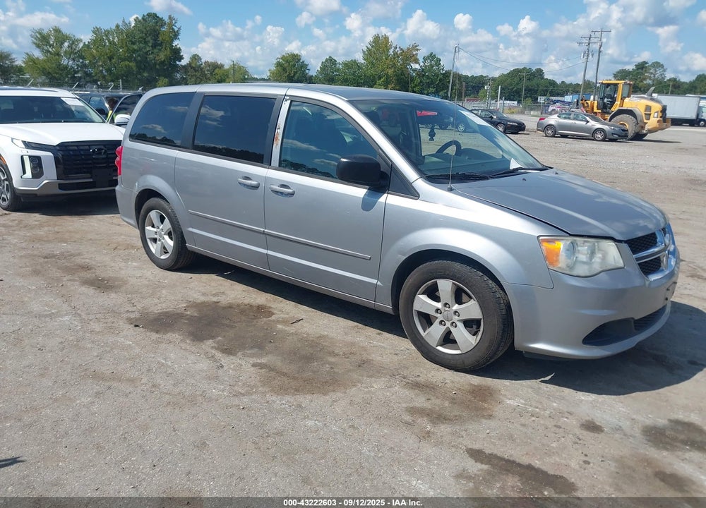 2013 DODGE GRAND CARAVAN SE VIN: 2C4RDGBG2DR791951