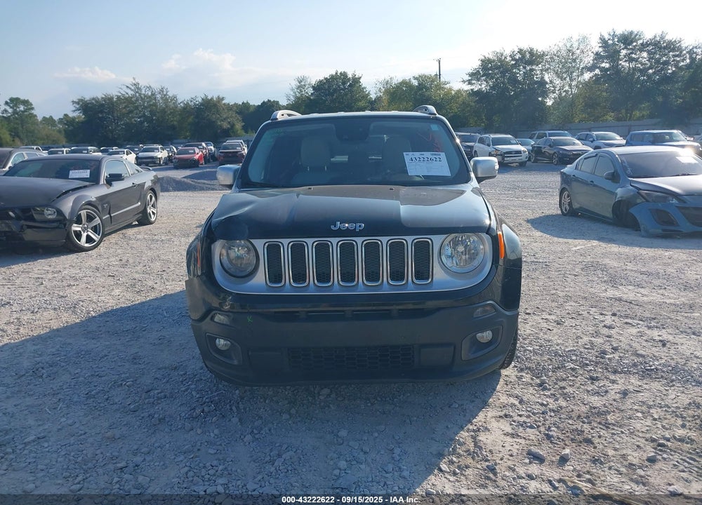 2016 JEEP RENEGADE LIMITED VIN: ZACCJADT6GPD96900