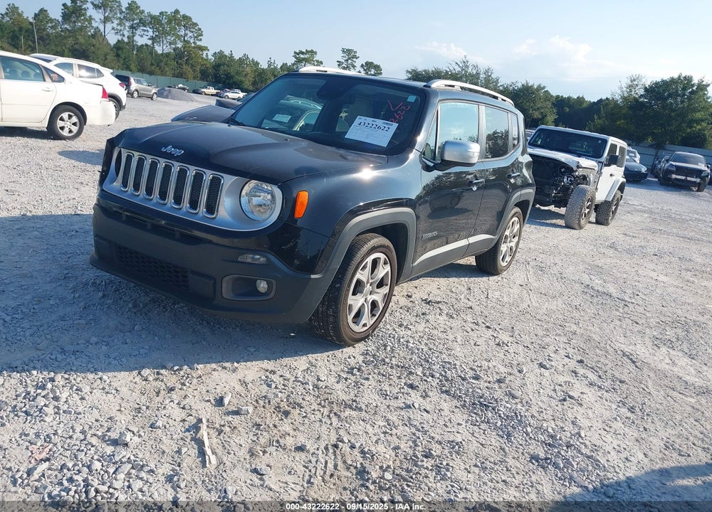 2016 JEEP RENEGADE LIMITED VIN: ZACCJADT6GPD96900