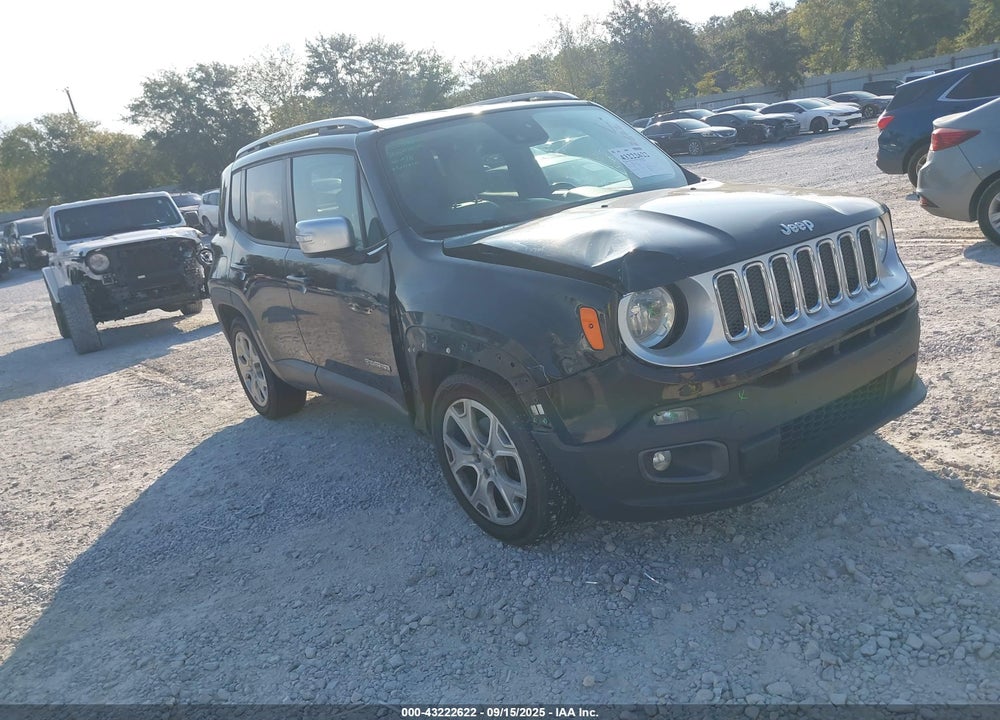 2016 JEEP RENEGADE LIMITED VIN: ZACCJADT6GPD96900
