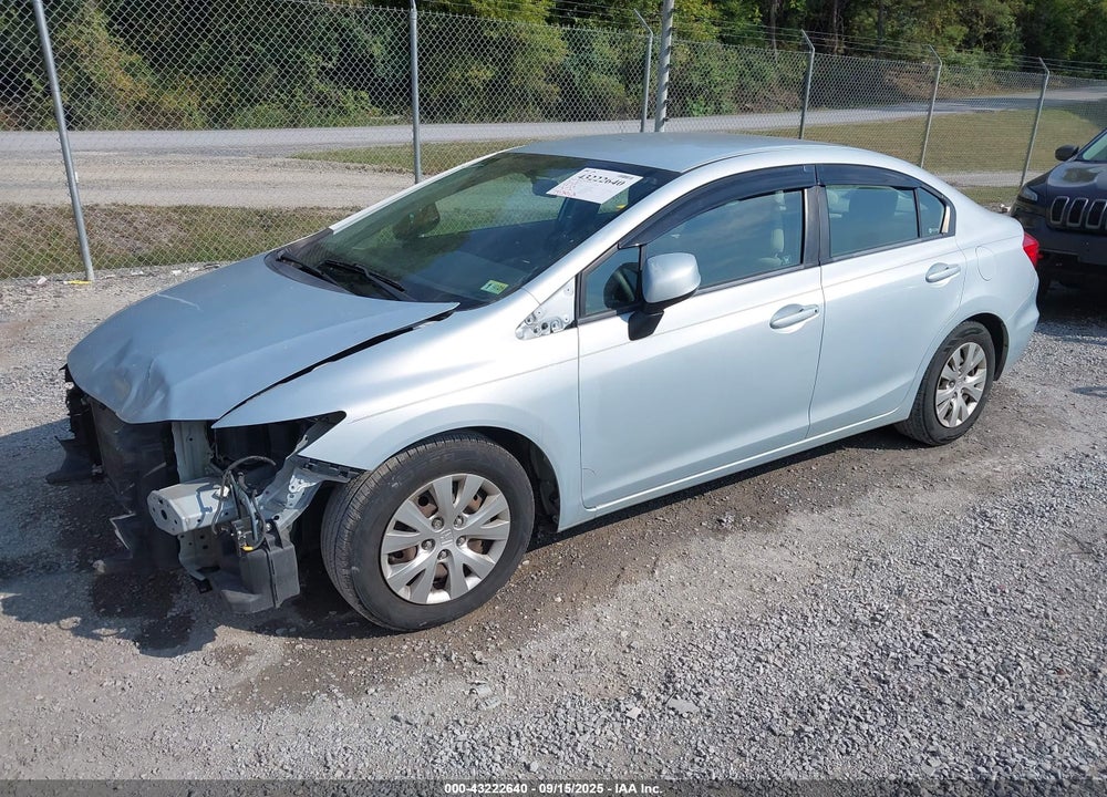 2012 HONDA CIVIC VIN: 2HGFB2F50CH577020