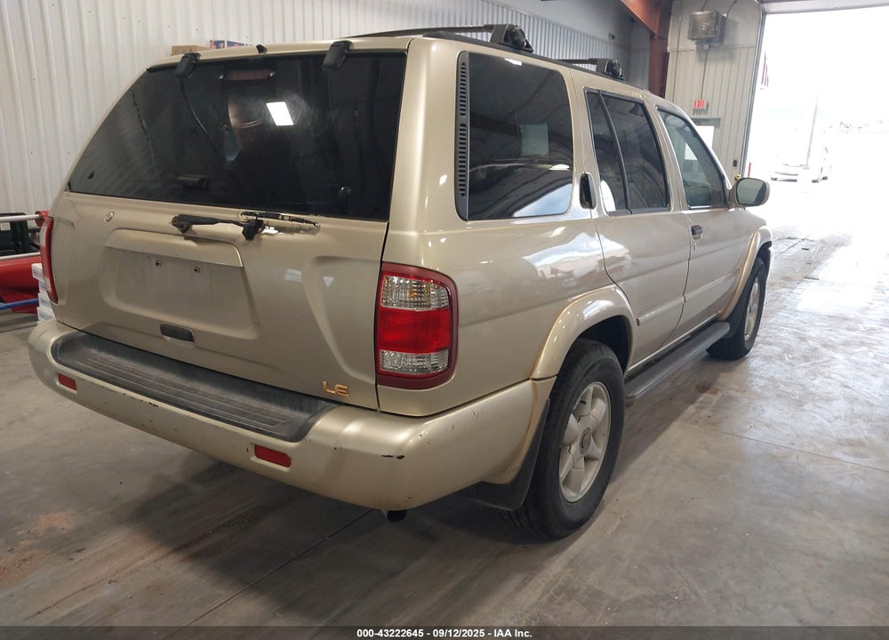 2000 NISSAN PATHFINDER LE/SE/XE VIN: JN8AR07Y4YW412750