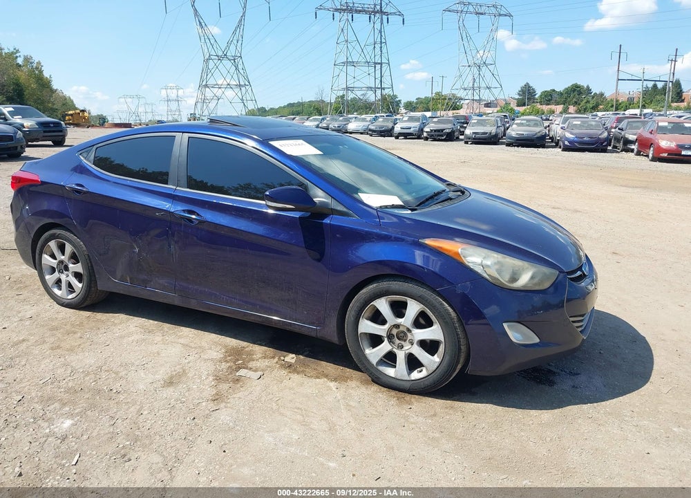 2011 HYUNDAI ELANTRA LIMITED VIN: 5NPDH4AE1BH017469