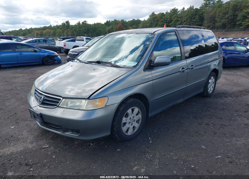 2002 HONDA ODYSSEY EX-L VIN: 2HKRL18092H550070