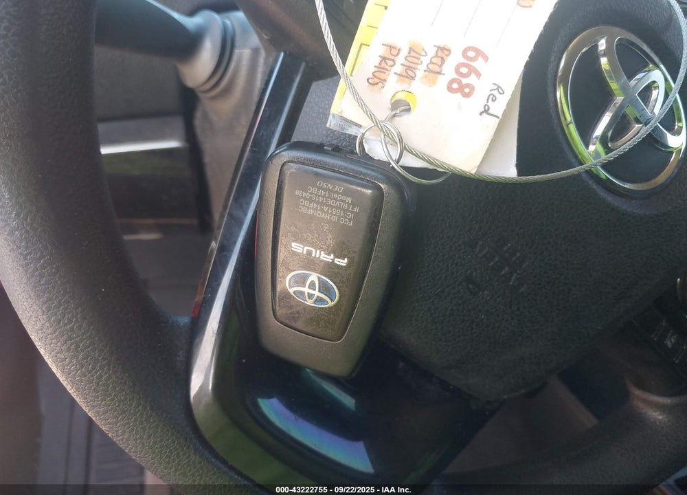 2019 TOYOTA PRIUS L ECO VIN: JTDKARFUXK3082972