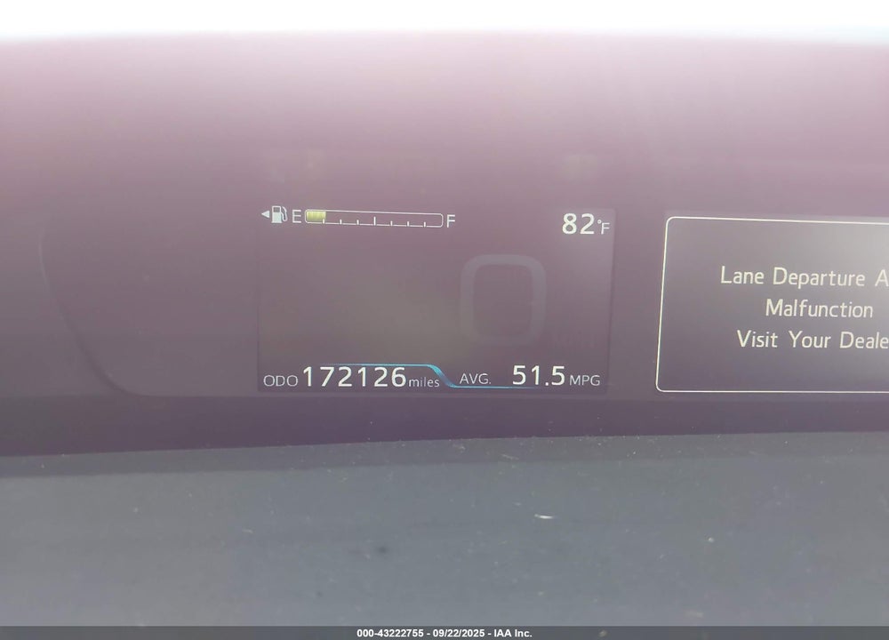 2019 TOYOTA PRIUS L ECO VIN: JTDKARFUXK3082972