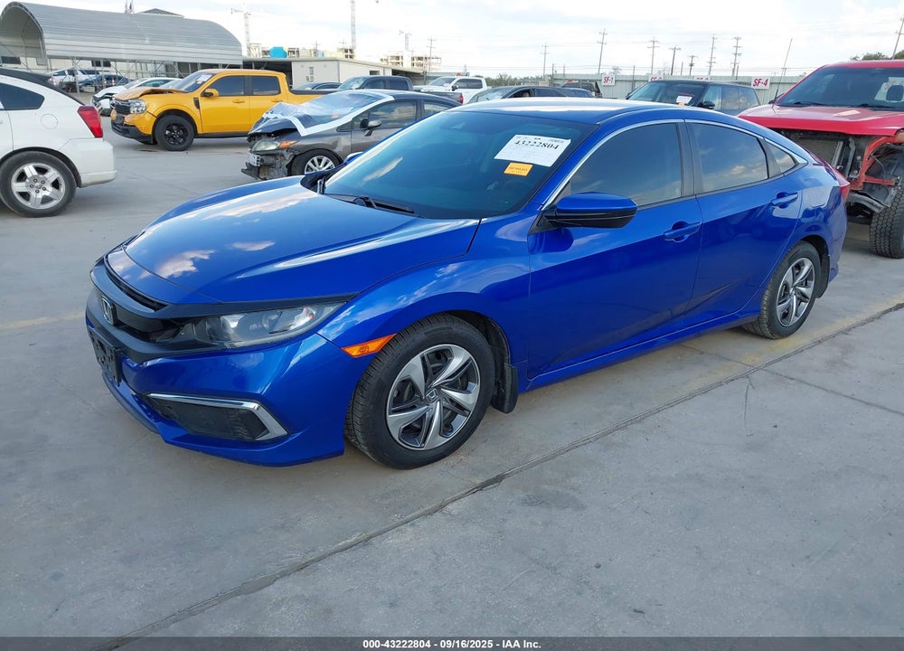 2020 HONDA CIVIC LX VIN: 2HGFC2F65LH550739
