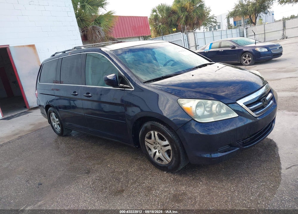 2007 HONDA ODYSSEY EX VIN: 5FNRL38497B027703