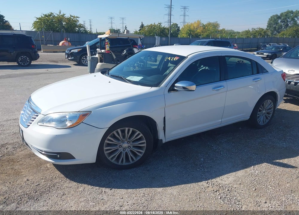 2012 CHRYSLER 200 LIMITED VIN: 1C3CCBCG0CN258121