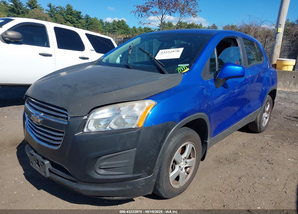 2015 CHEVROLET TRAX VIN: KL7CJPSB0FB202476