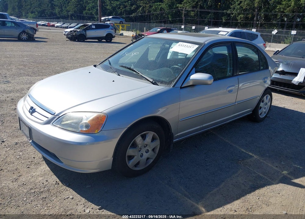 2002 HONDA CIVIC EX VIN: JHMES26892S001792
