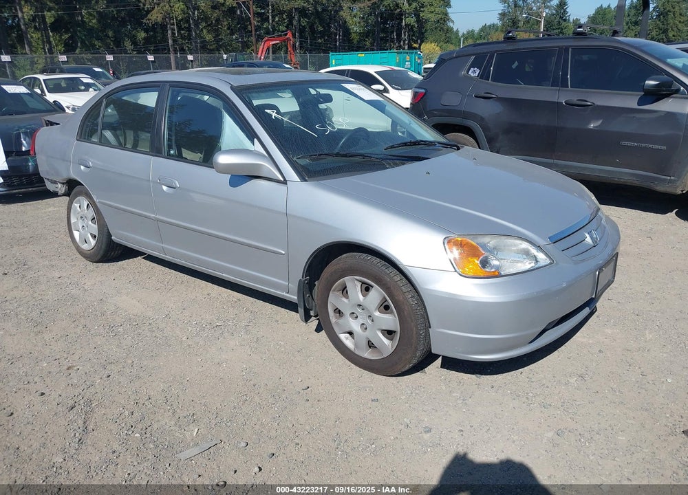 2002 HONDA CIVIC EX VIN: JHMES26892S001792