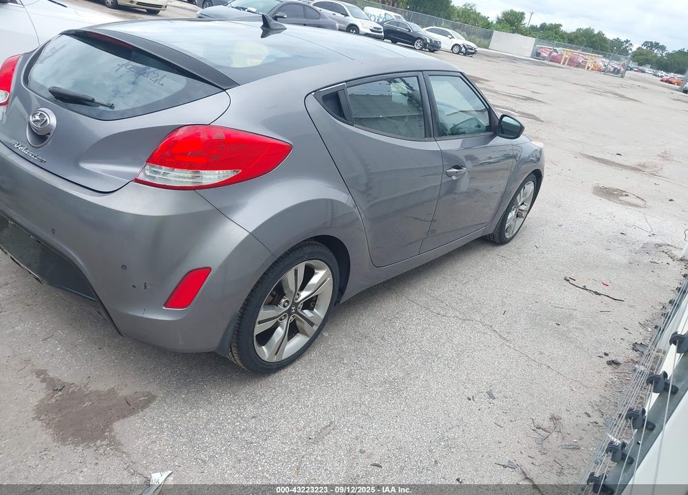 2013 HYUNDAI VELOSTER BASE W/BLACK VIN: KMHTC6AD3DU118515