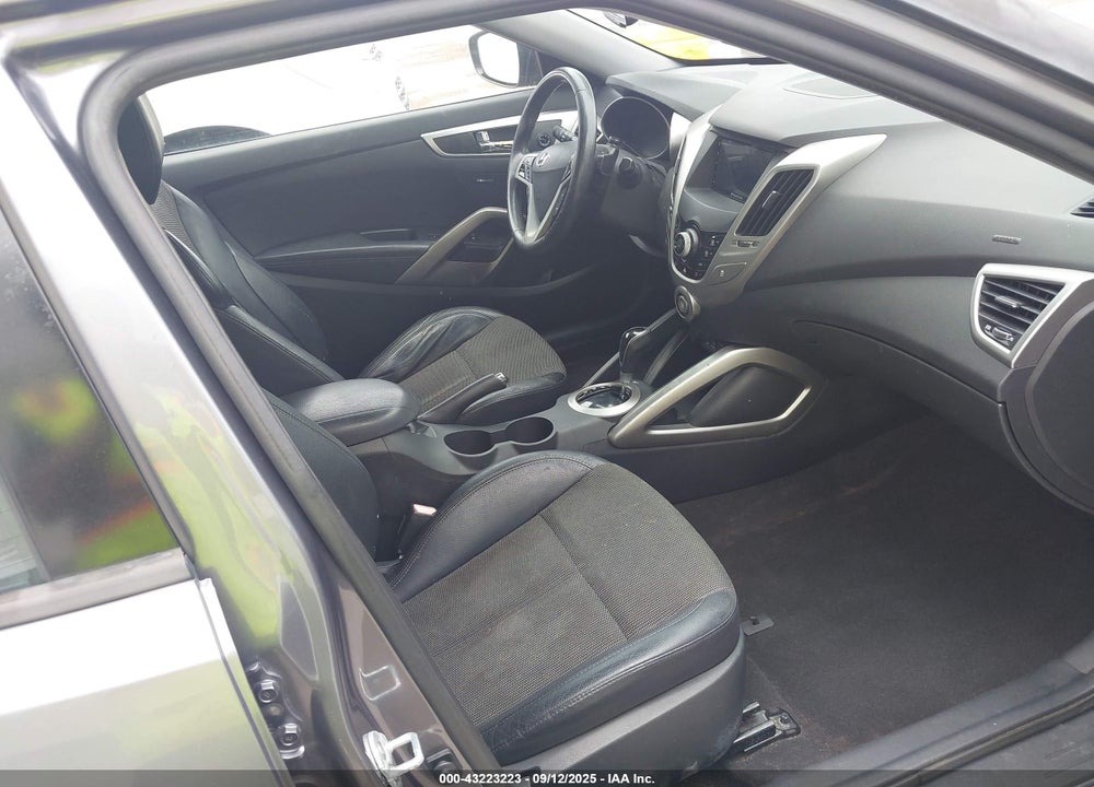 2013 HYUNDAI VELOSTER BASE W/BLACK VIN: KMHTC6AD3DU118515