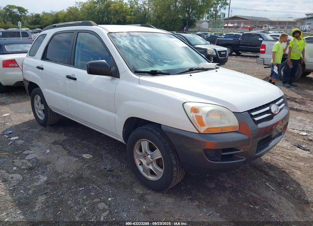 2007 KIA SPORTAGE LX VIN: KNDJF724877372666