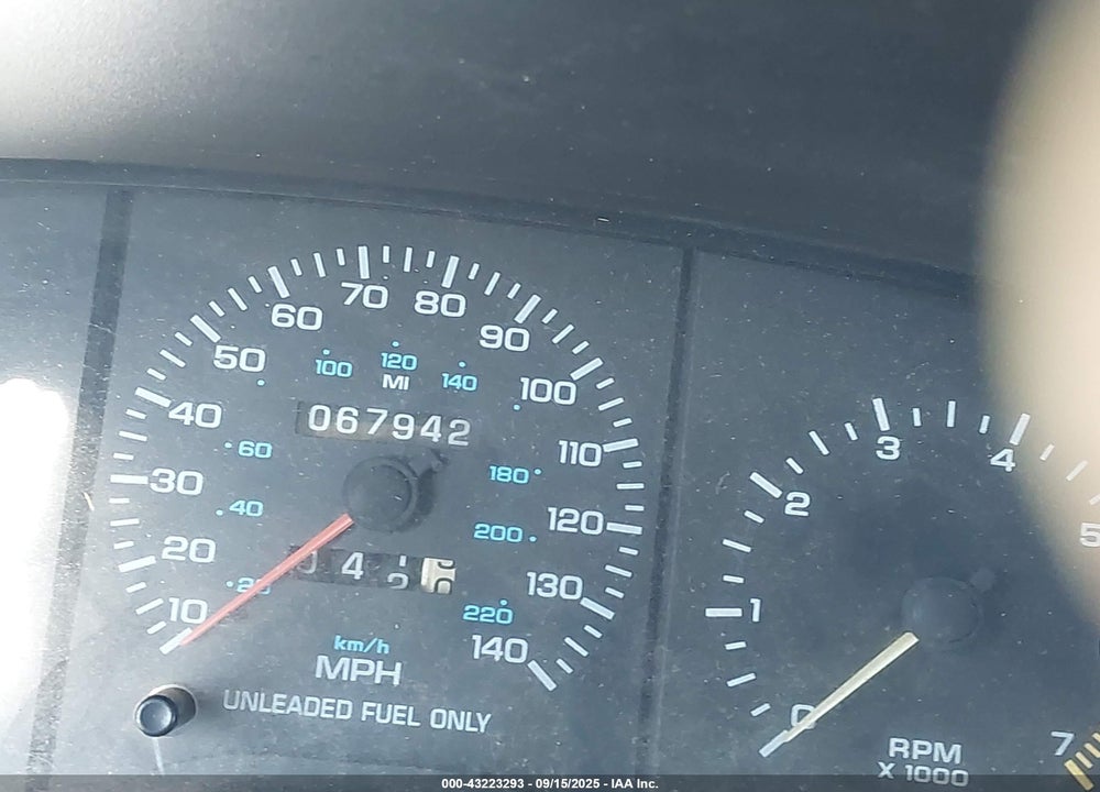 1995 CHRYSLER LEBARON GTC VIN: 1C3EU453XSF609220