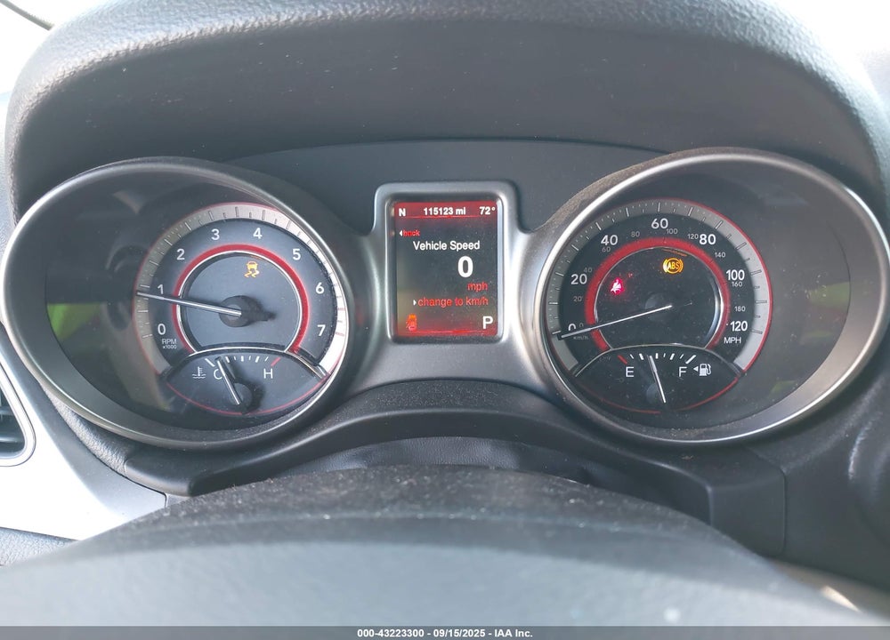 2016 DODGE JOURNEY VIN: 3C4PDCGB9GT240219