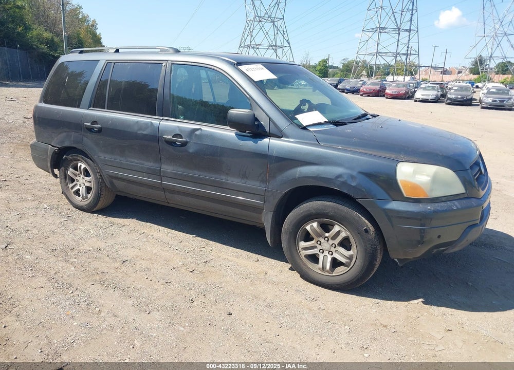 2004 HONDA PILOT EX-L VIN: 2HKYF18664H560419