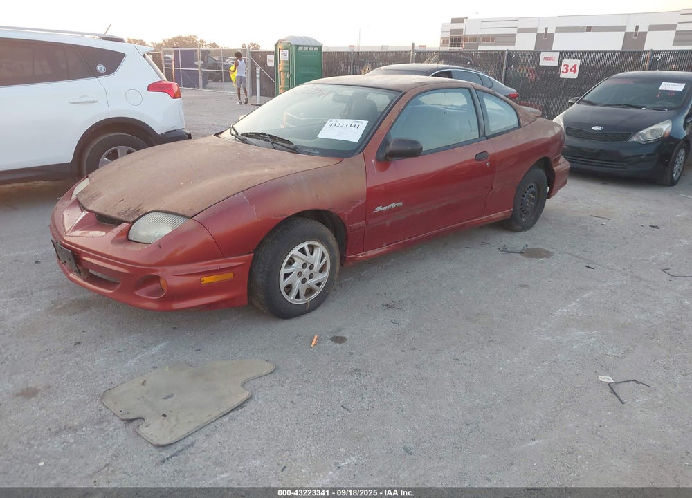 2000 PONTIAC SUNFIRE SE VIN: 1G2JB1247Y7313557