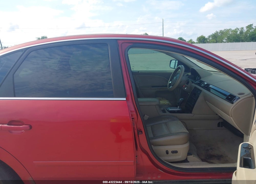 2006 MERCURY MONTEGO PREMIER VIN: 1MEHM42126G605396