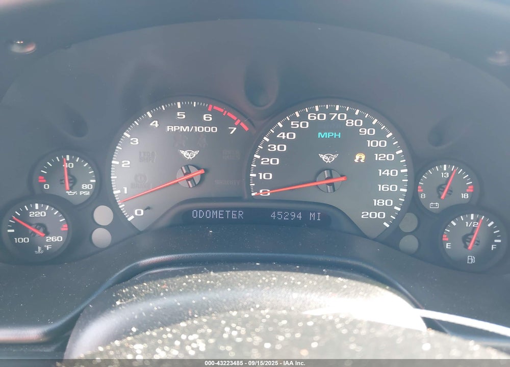2000 CHEVROLET CORVETTE VIN: 1G1YY22G9Y5128505