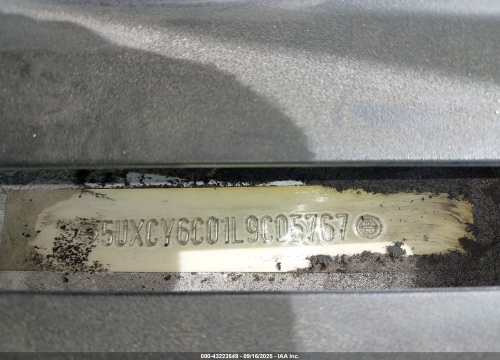 2020 BMW X6 VIN: 5UXCY6C01L9C05767