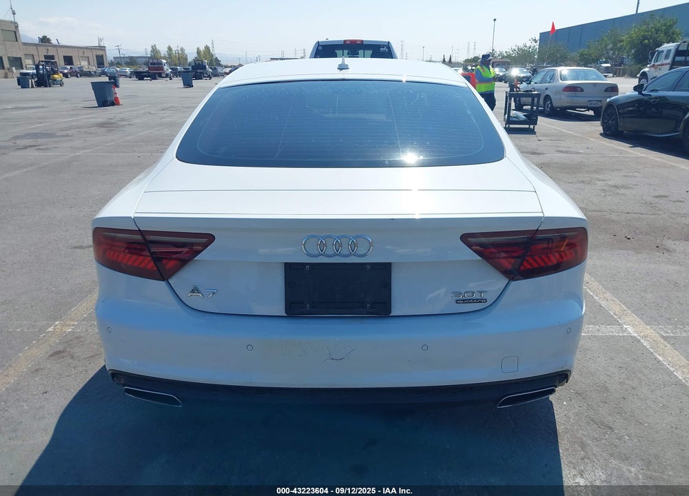 2016 AUDI A7 3.0T PREMIUM PLUS VIN: WAUWGAFC7GN110910