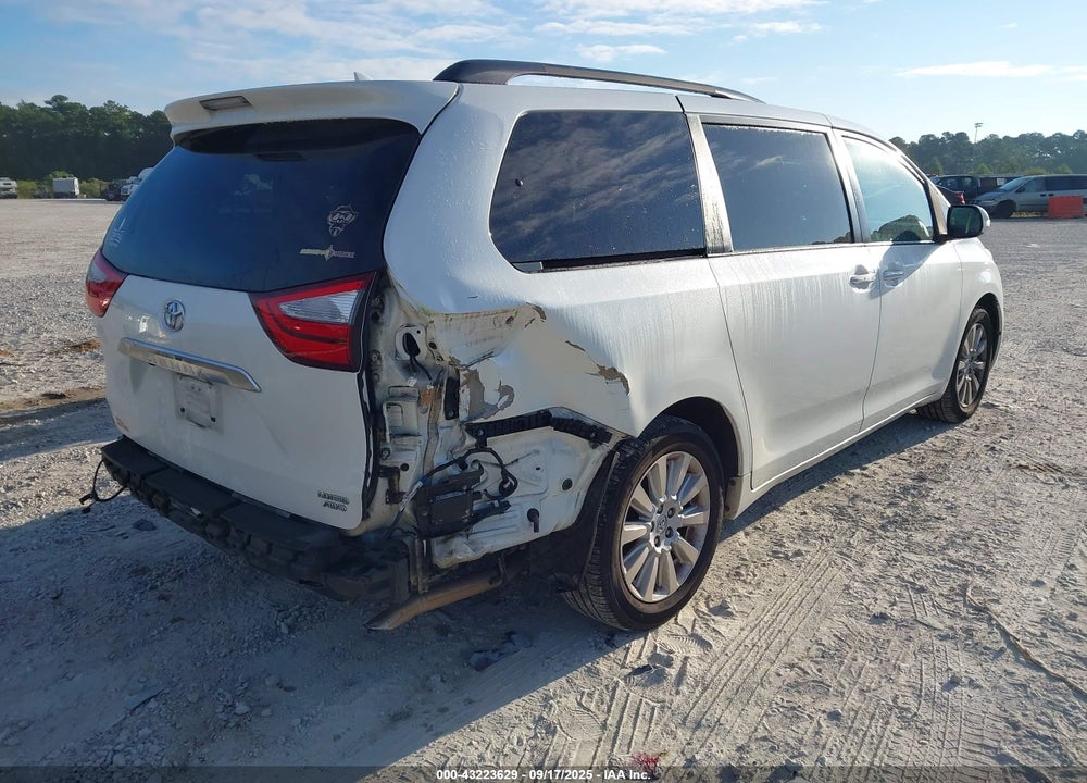 2015 TOYOTA SIENNA LIMITED 7 PASSENGER VIN: 5TDDK3DCXFS101604