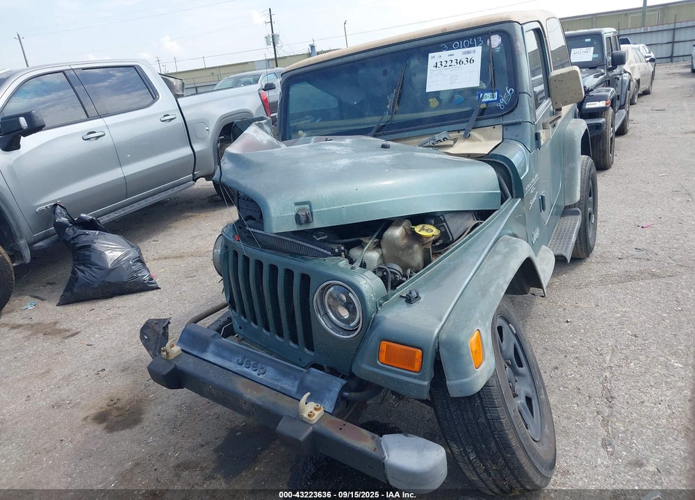 1999 JEEP WRANGLER SPORT VIN: 1J4FY19S4XP458956