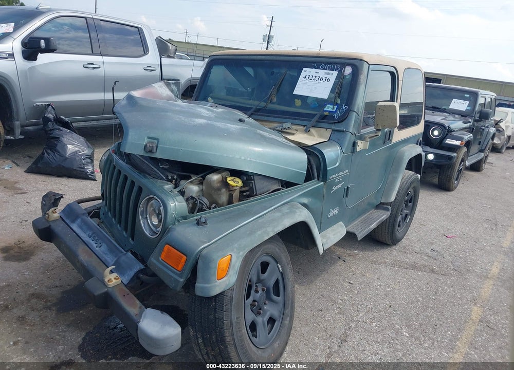 1999 JEEP WRANGLER SPORT VIN: 1J4FY19S4XP458956