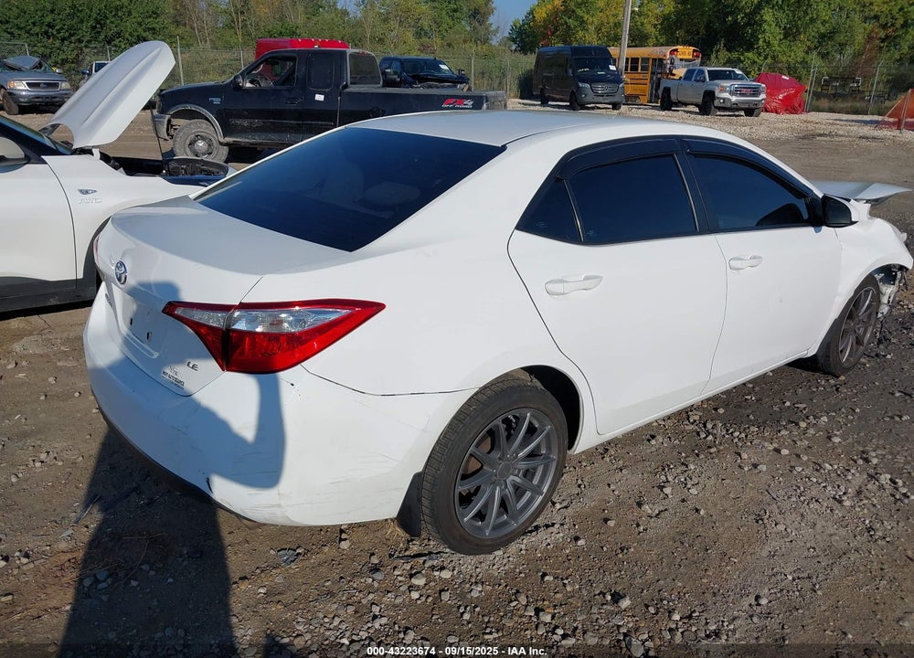 2014 TOYOTA COROLLA VIN: 2T1BURHE2EC158113