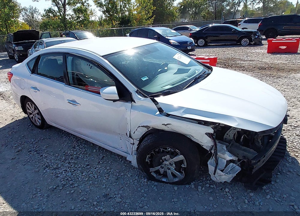 2017 NISSAN SENTRA S VIN: 3N1AB7AP0HY292076
