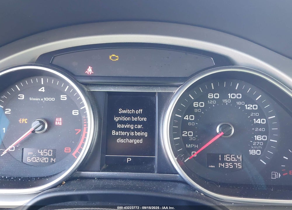 2014 AUDI Q7 VIN: WA1LGAFE9ED020789