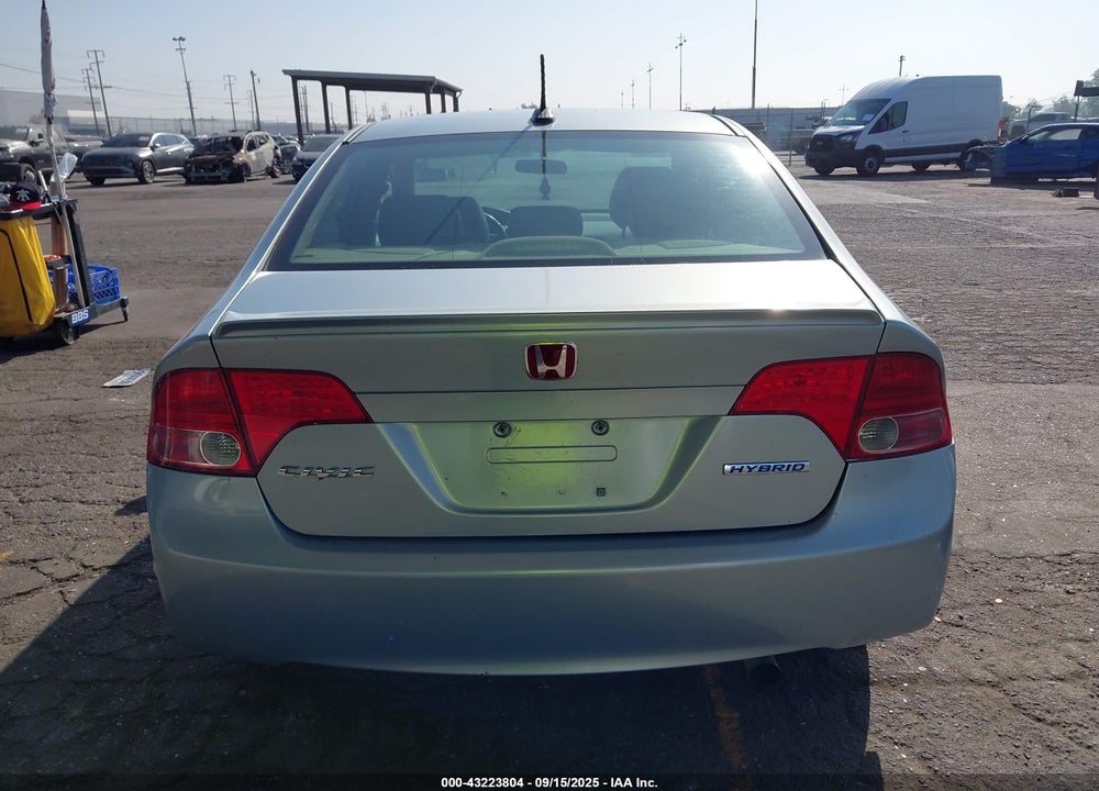2008 HONDA CIVIC HYBRID VIN: JHMFA36208S000001