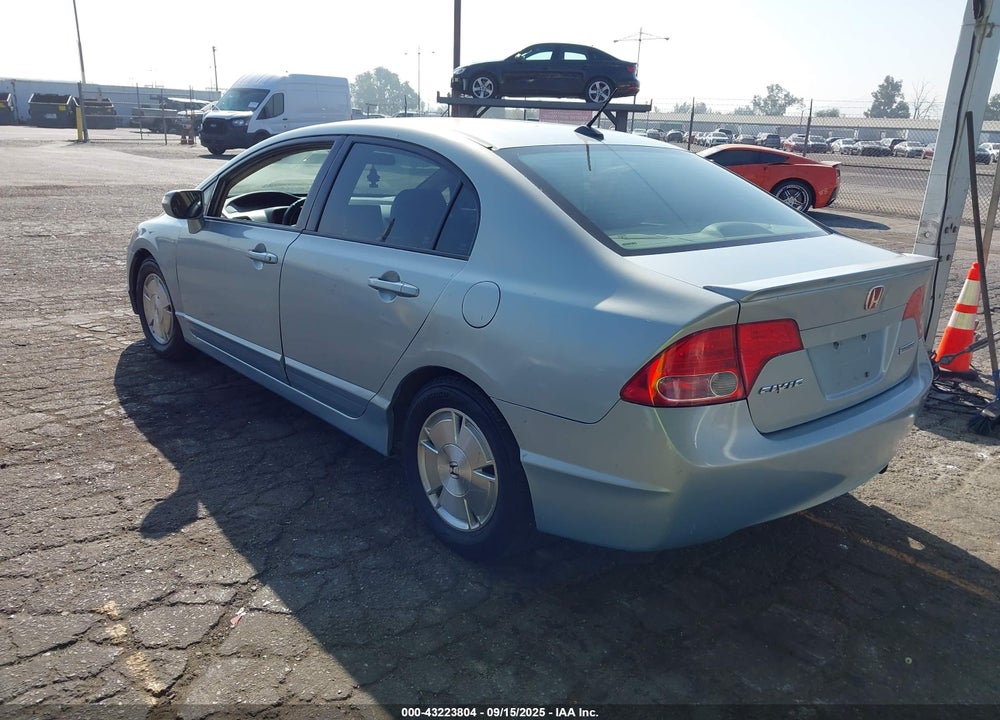 2008 HONDA CIVIC HYBRID VIN: JHMFA36208S000001