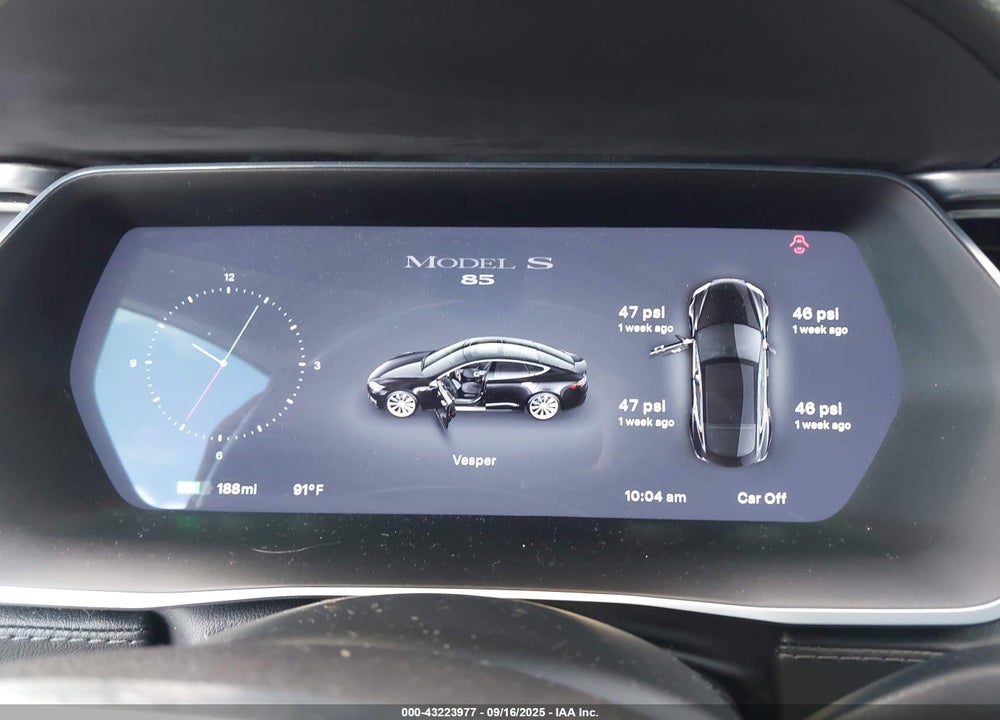 2014 TESLA MODEL S VIN: 5YJSA1H17EFP63795