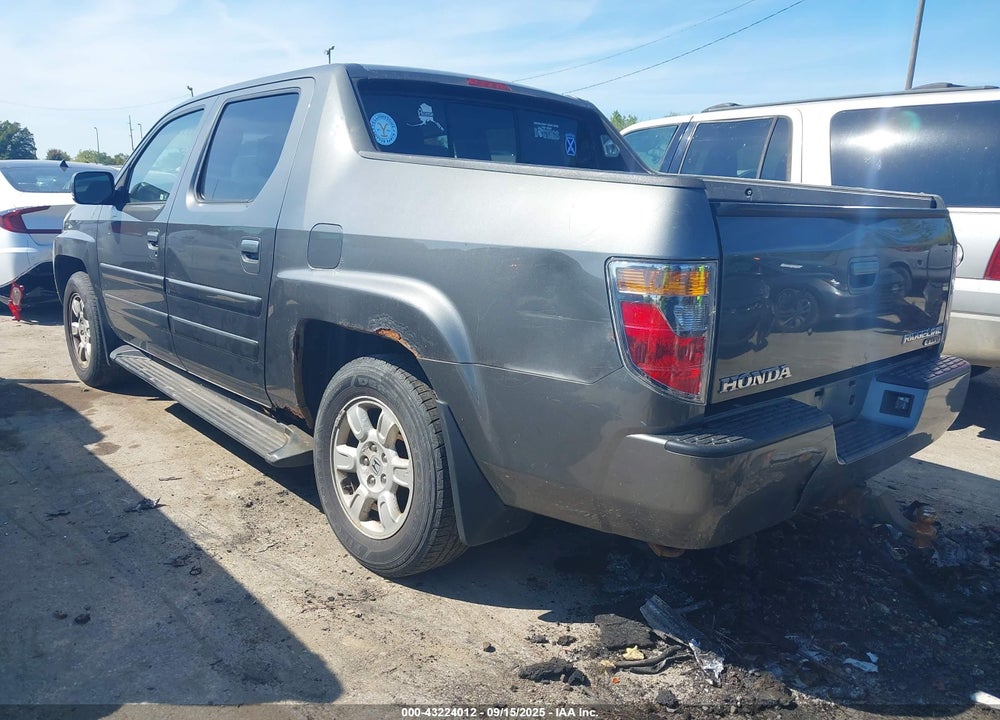 2007 HONDA RIDGELINE VIN: 2HJYK16597H520091