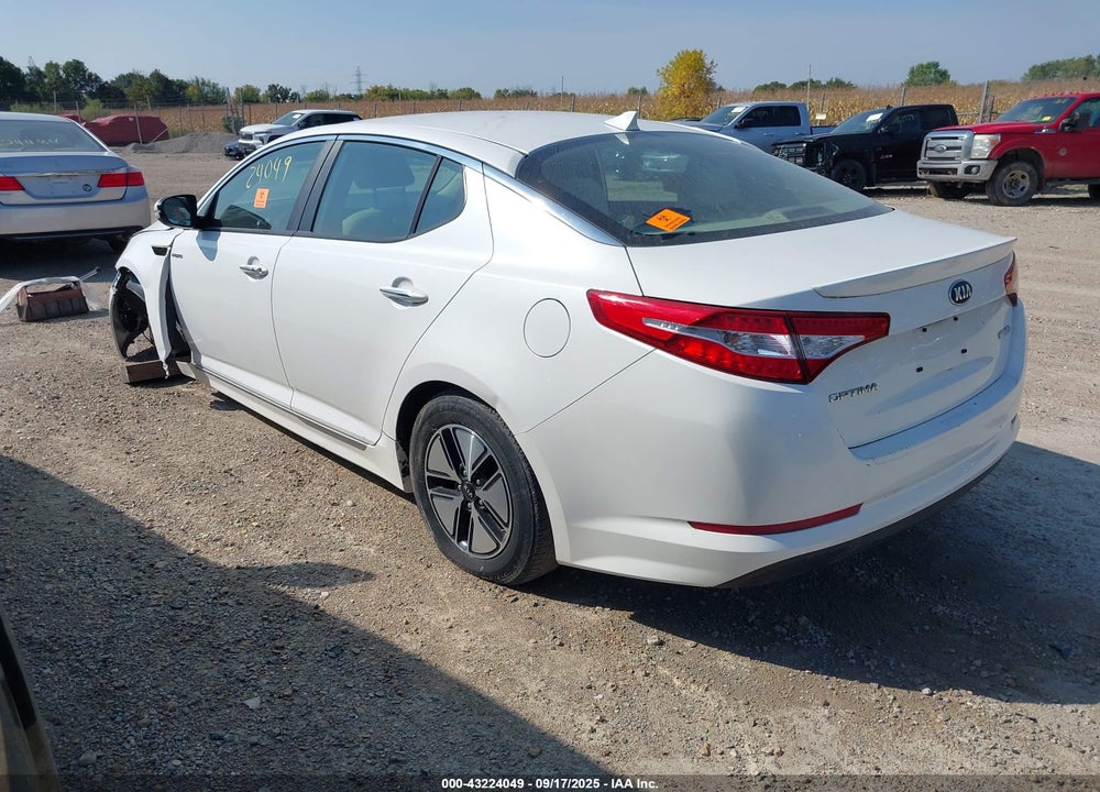 2013 KIA OPTIMA HYBRID VIN: KNAGM4ADXD5039356