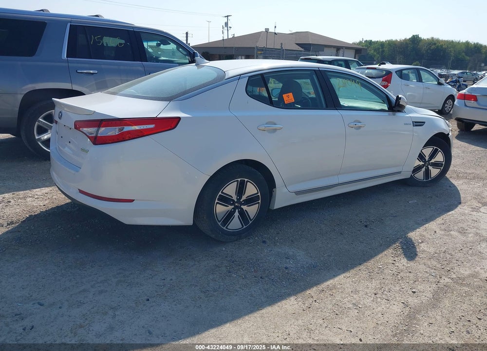 2013 KIA OPTIMA HYBRID VIN: KNAGM4ADXD5039356