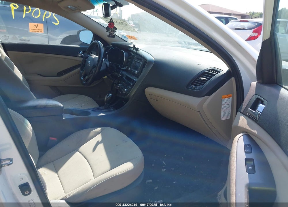 2013 KIA OPTIMA HYBRID VIN: KNAGM4ADXD5039356