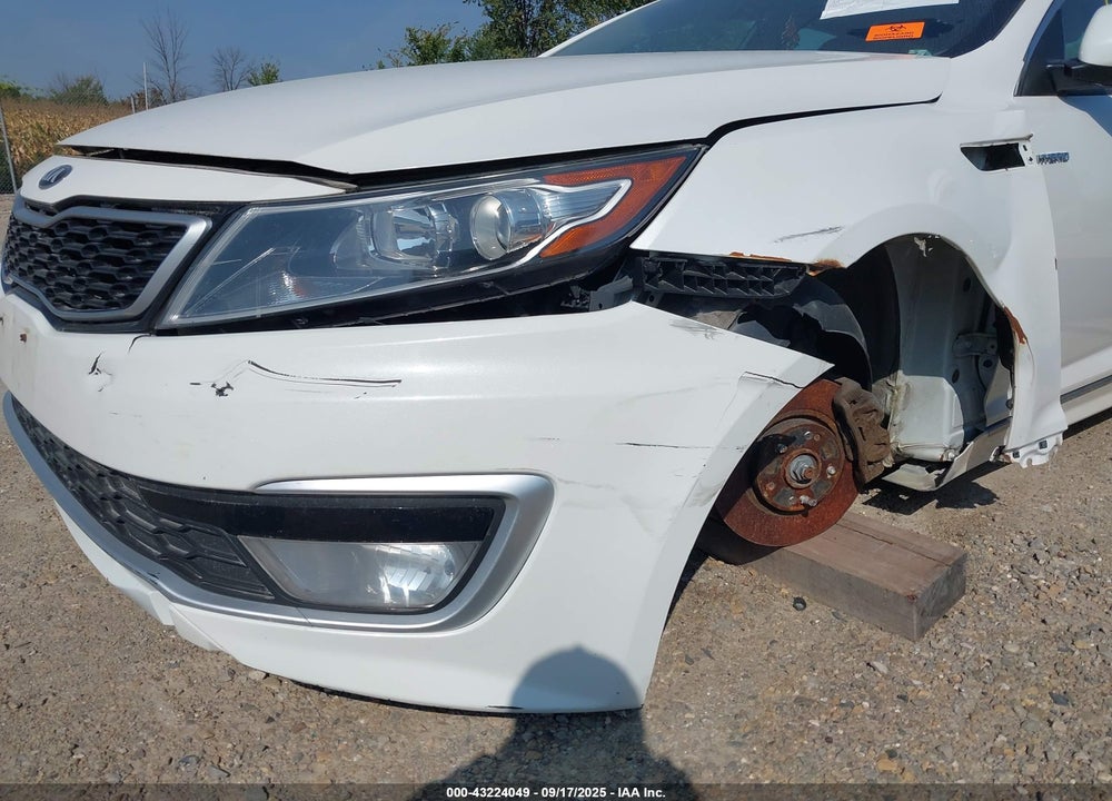 2013 KIA OPTIMA HYBRID VIN: KNAGM4ADXD5039356