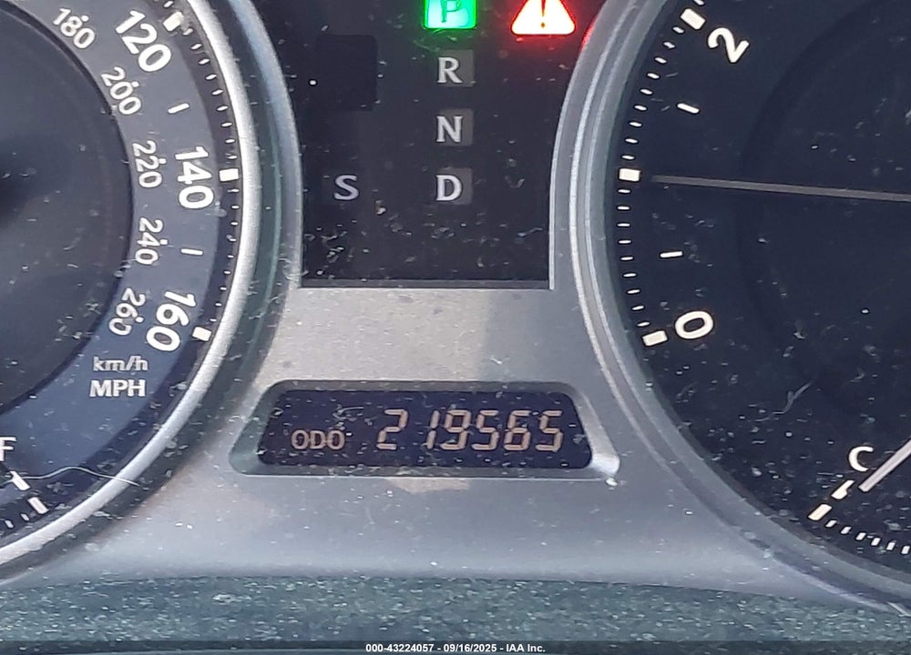 2007 LEXUS IS 250 VIN: JTHBK262175031096