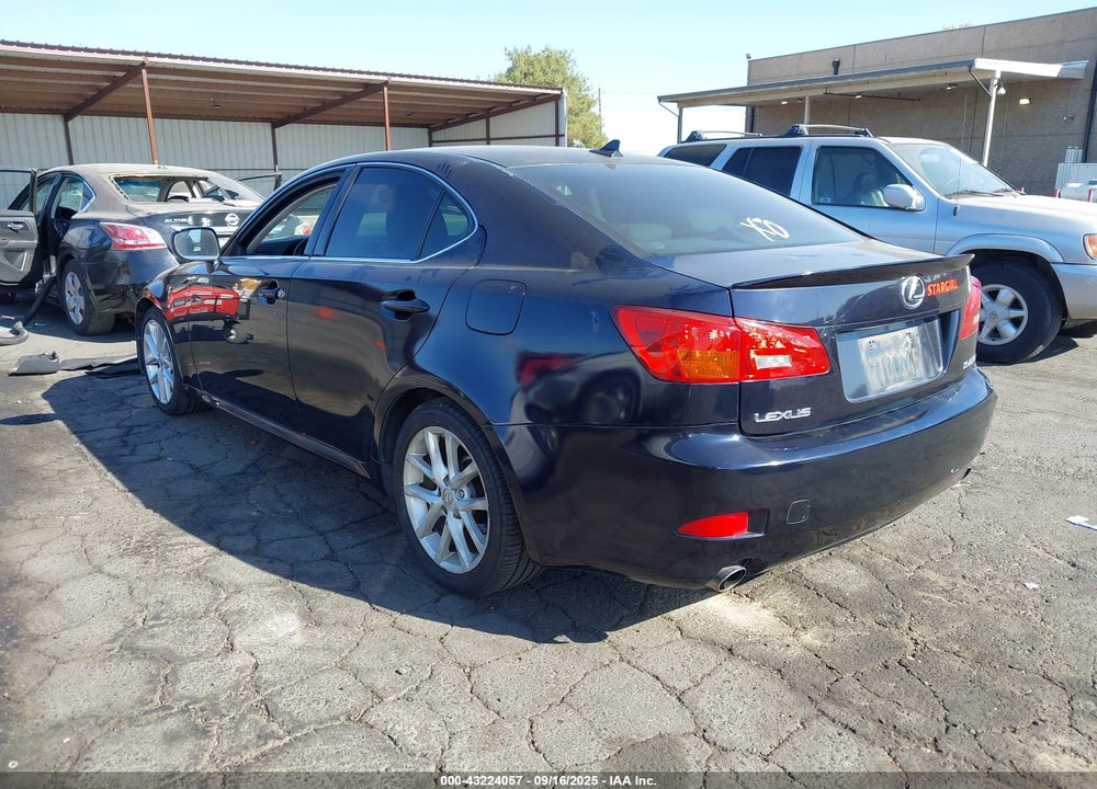 2007 LEXUS IS 250 VIN: JTHBK262175031096